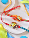 Food lover set of 2 resin kids Rakhis