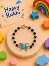 Butterfly evil eye Nazariya bracelet Rakhi for girls in plastic beads