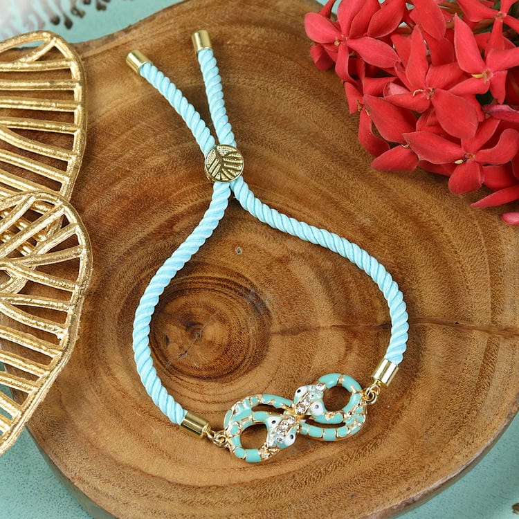 Infinity Charm Bracelet – Festive Rakhi Design for Raksha Bandhan