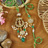 Kundan Stone Bhai Bhabhi Rakhi Pair – Festive Rakhi Design for Raksha Bandhan