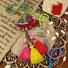 Elephant Brooch Bhai Bhabhi Rakhi pair — Rakhi and Lumba laid flat