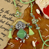 Fusion Stone Bhai Bhabhi Rakhi pair — Rakhi and Lumba laid flat