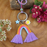 Macrame Rainbow Smiley Lumba for Girls