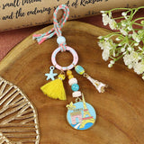 Paris Bag Charm Lumba, laid flat