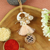 Diamond Brooch Tassel Lumba, laid flat