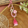 Handmade Flower Tassel Lumba, laid flat