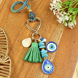 Evil Eye Boho Bag Charm Lumba for Girls