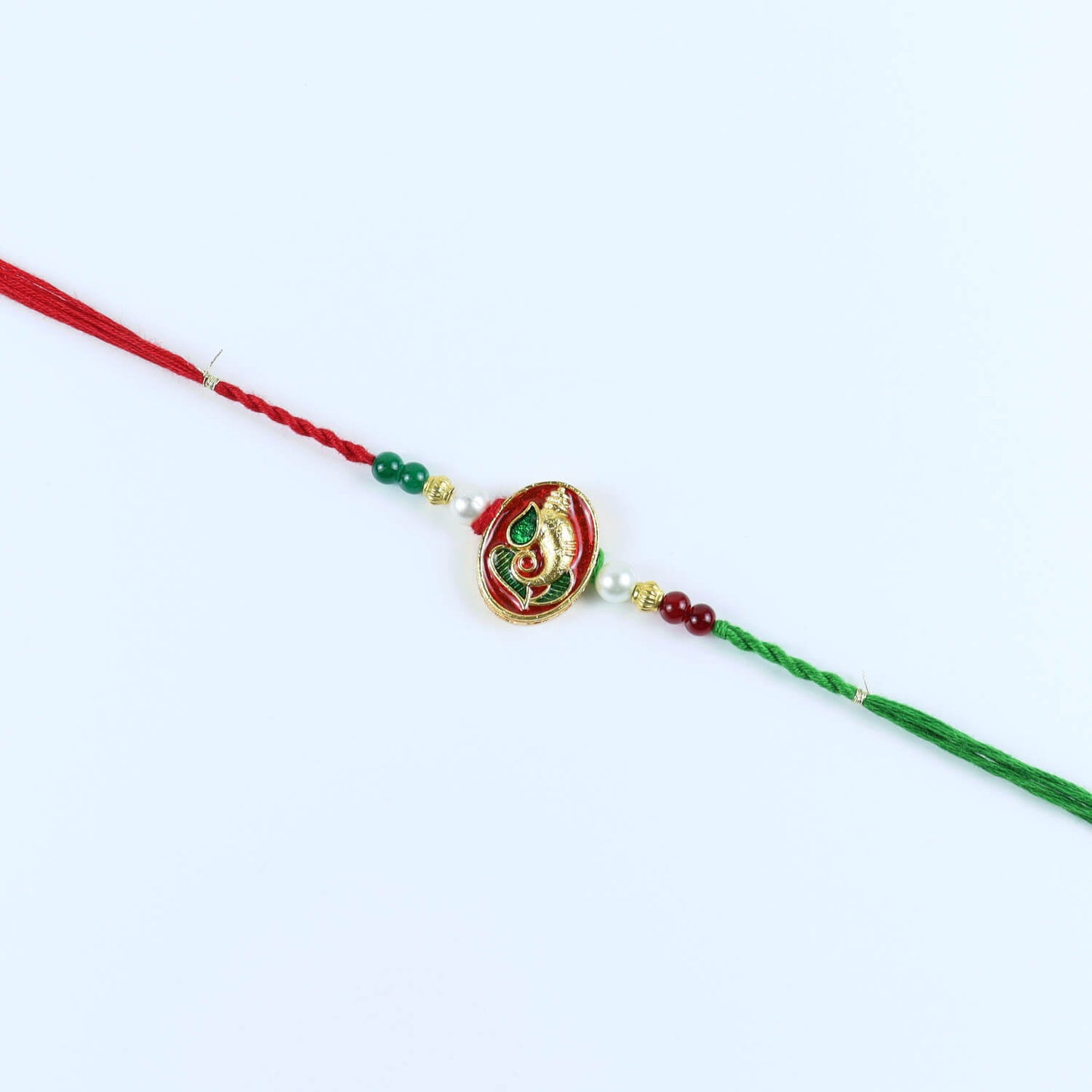 Meenakari Ganesha Classic Rakhi