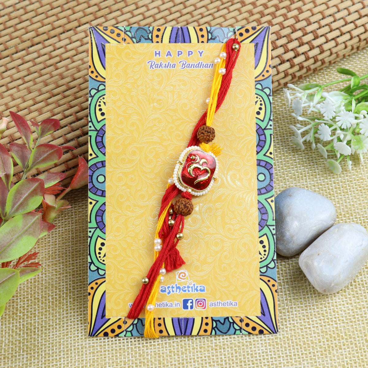 OM Rudraksh Traditional Rakhi
