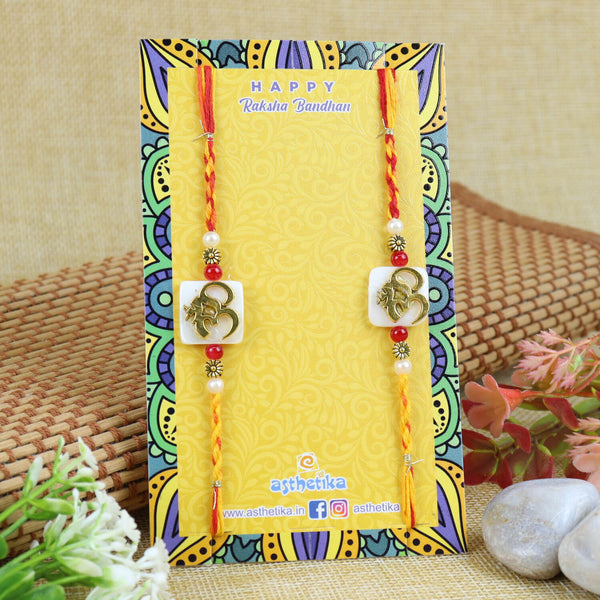 OM Classic Traditional Rakhi - Set of 2