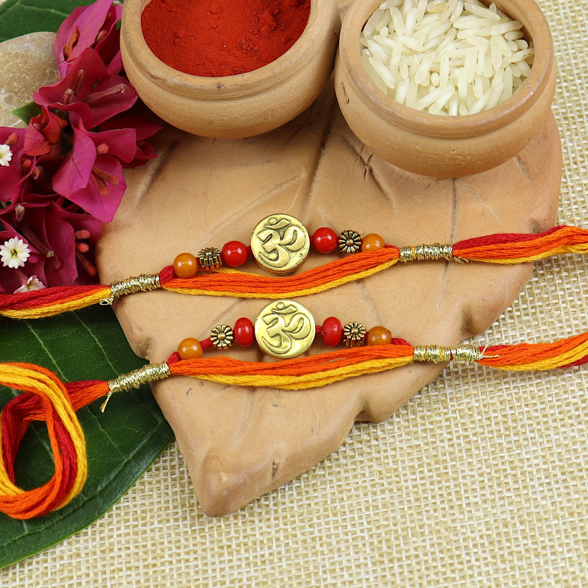 OM Set of 2 Rakhis