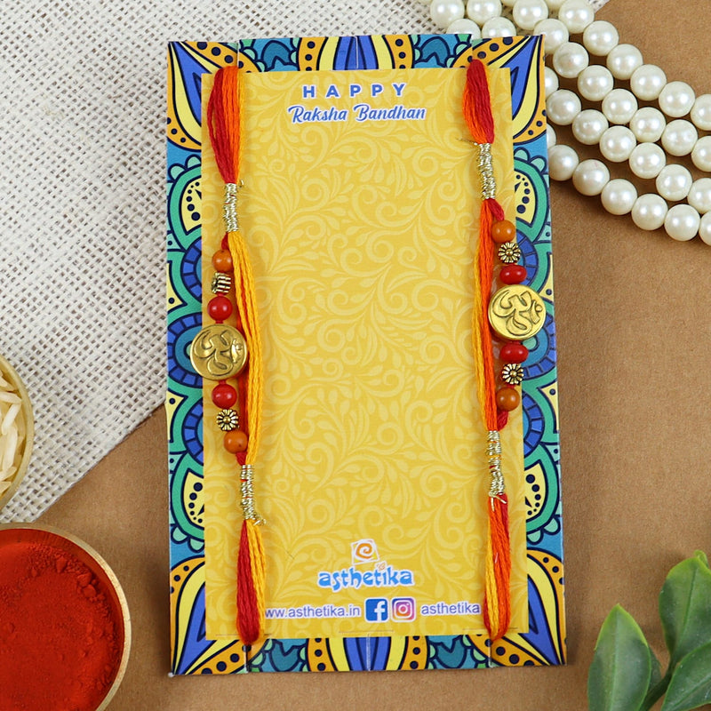 OM Set of 2 Rakhis