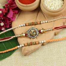 Load image into Gallery viewer, Ganesha Set of 3 Rakhis
