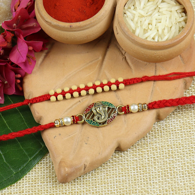 Ganesha Set of 2 Rakhis