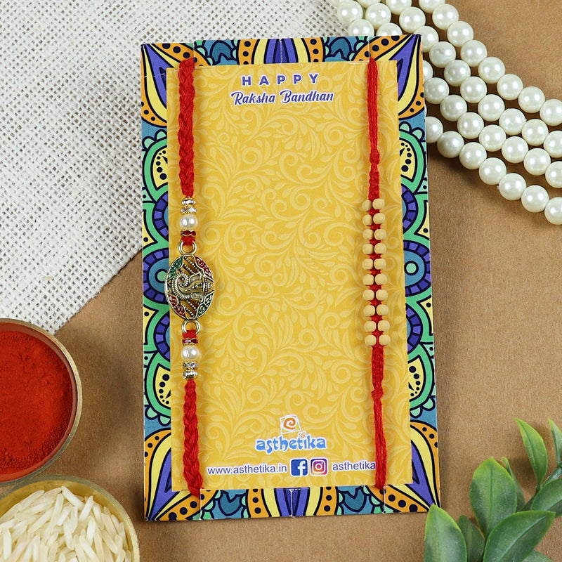 Ganesha Set of 2 Rakhis