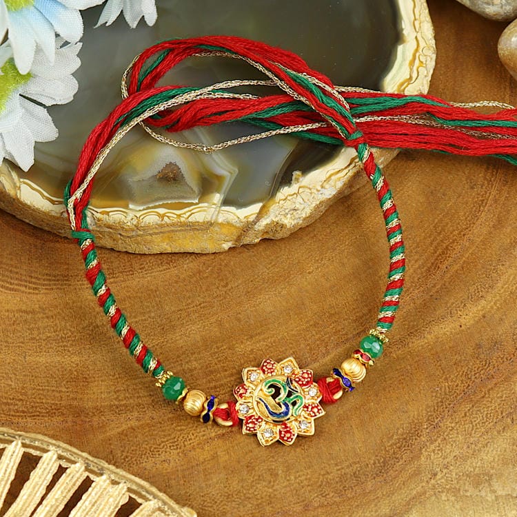 Om Rakhi – Designer Rakhi by Asthetika for Raksha Bandhan