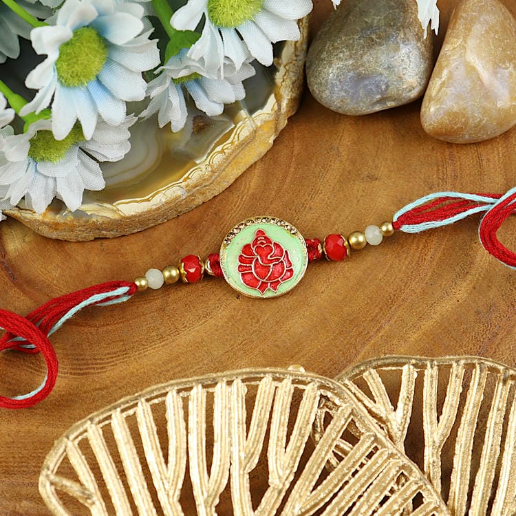 Ganesha Rakhi – Designer Rakhi by Asthetika for Raksha Bandhan