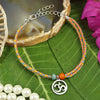 Om Steel Charm Bracelet Rakhi