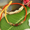 Tiger Eye Stone Healing Rakhi Packed in a Features Card