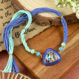 Turquoise Stone Rakhi