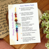 Seven Chakra Om Charm Rakhi