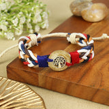Tree of Life Leather Bracelet Rakhi