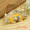 Gota Patti Bag with Roli Chawal - Yellow