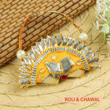Gota Patti Bag with Roli Chawal - Yellow