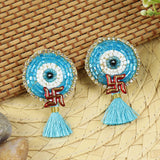 Festive Hand-Embroidered Evil Eye Soon