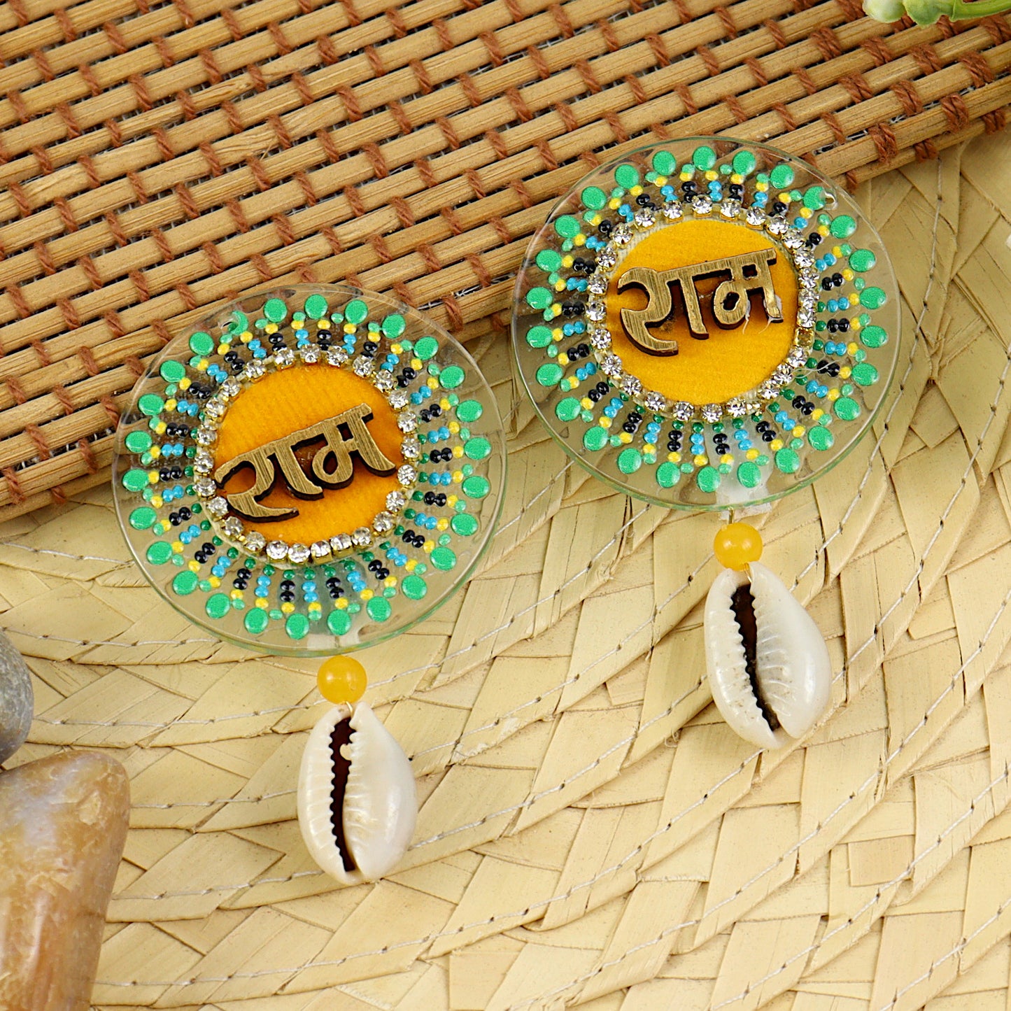 Mandala Art Shell Ram Soon for Raksha Bandhan