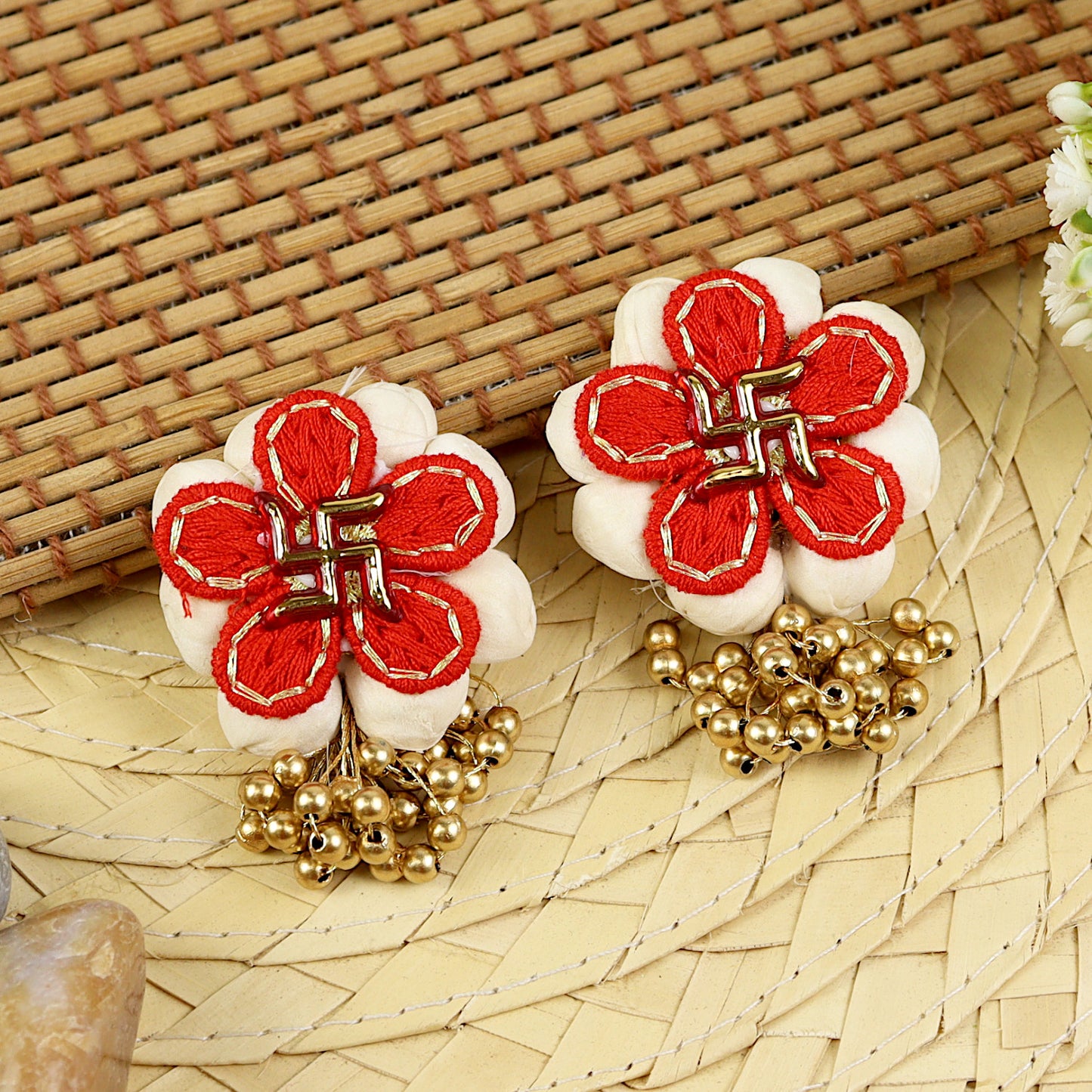 Shola Flower Swastik Soon for Raksha Bandhan