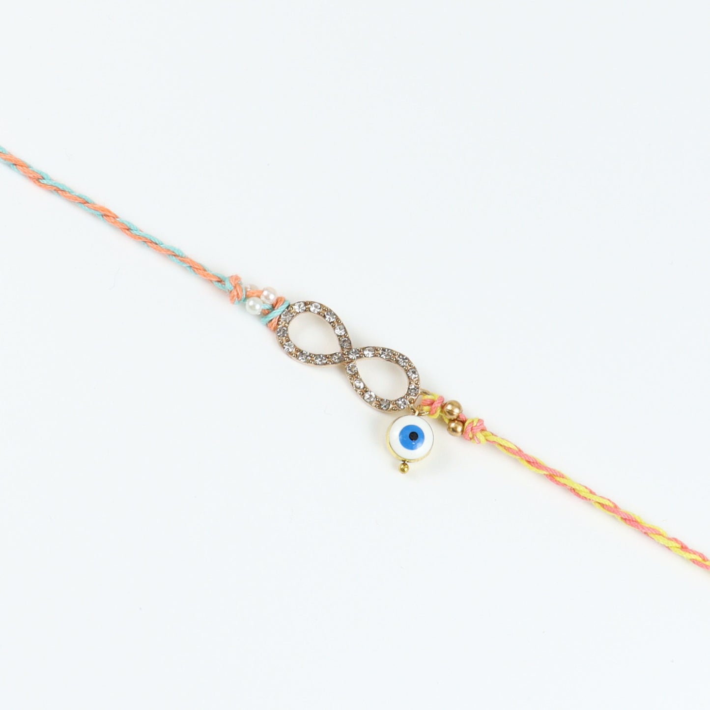 Infiniti Evil Eye Stone Rakhi