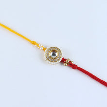 Load image into Gallery viewer, Kundan Stone Rakhi with Fancy Tassels
