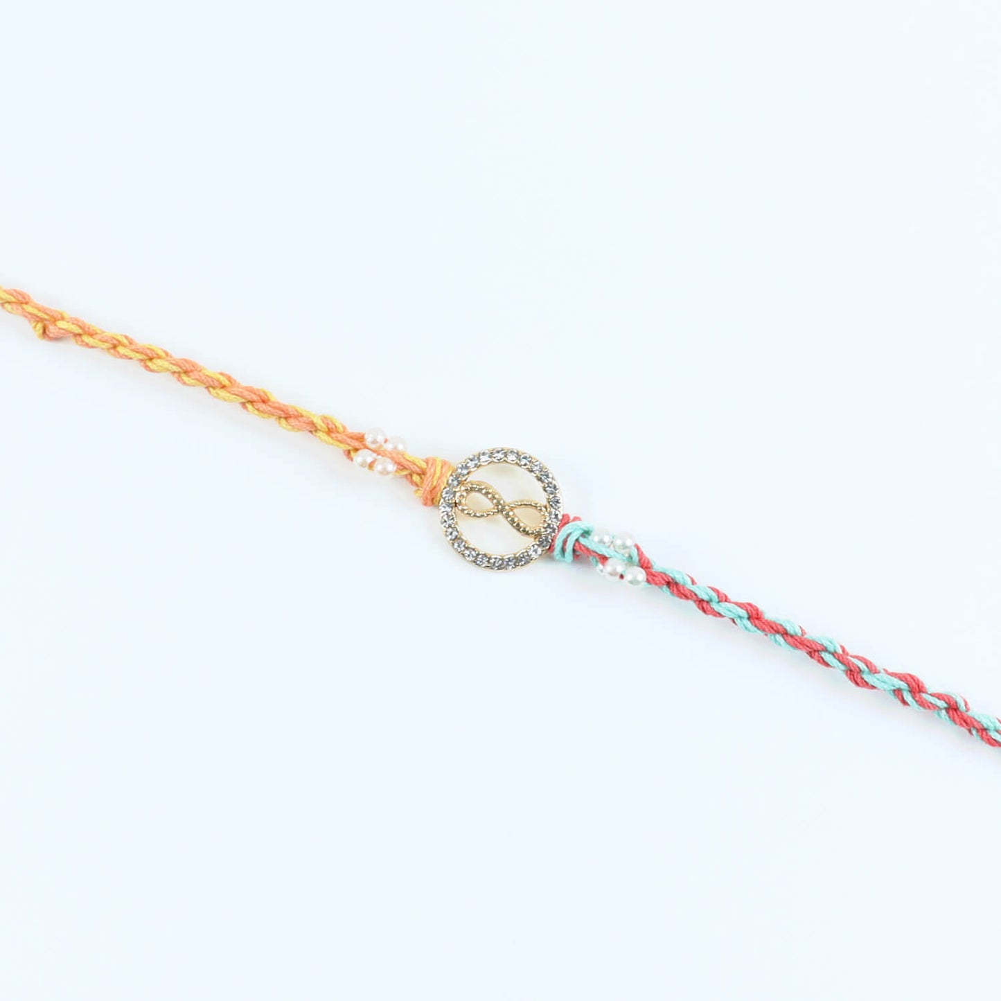Infinity Diamond Stone Rakhi