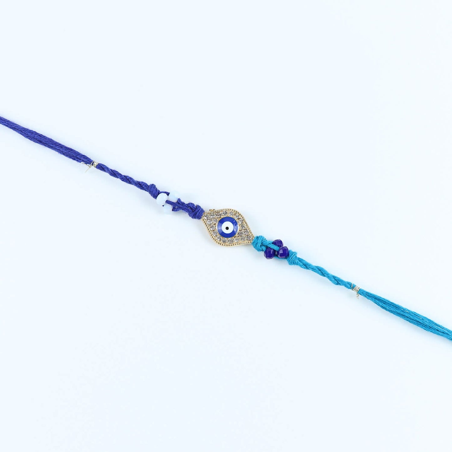 Evil Eye Diamond Stone Rakhi