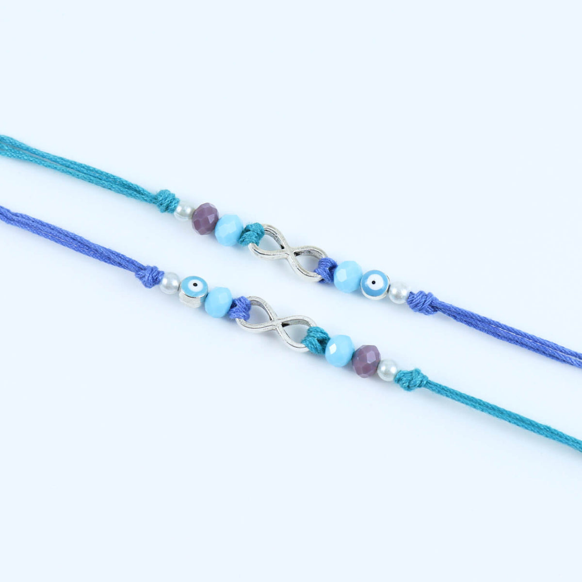 Infinity Evil Eye Rakhi - Set of 2