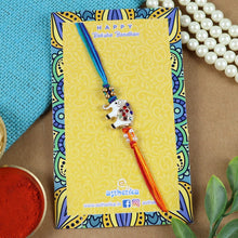 Load image into Gallery viewer, Diamond Stone Elephant Rakhi
