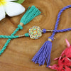 Printed Stone Inlay Rakhi 