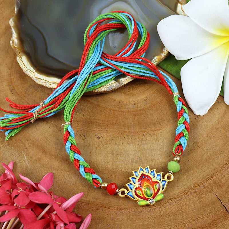 Printed Stone Inlay Rakhi 