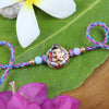 Printed Stone Ganpati Rakhi 