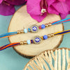 Diamond Studded Evil Eye Rakhis [Set of 2]