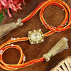Filigree Gold Plated Rakhi Raksha Bandhan Rakhi by Asthetika