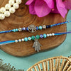 Tree of Life Hamsa Evil Eye Rakhis [Set of 2]