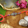 Oxidized Stone Rakhi