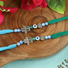 Set of 2 Evil Eye Hamsa Rakhis – Designer Rakhi by Asthetika for Raksha Bandhan