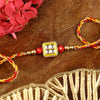 Kundan Thread Rakhi Raksha Bandhan Rakhi by Asthetika