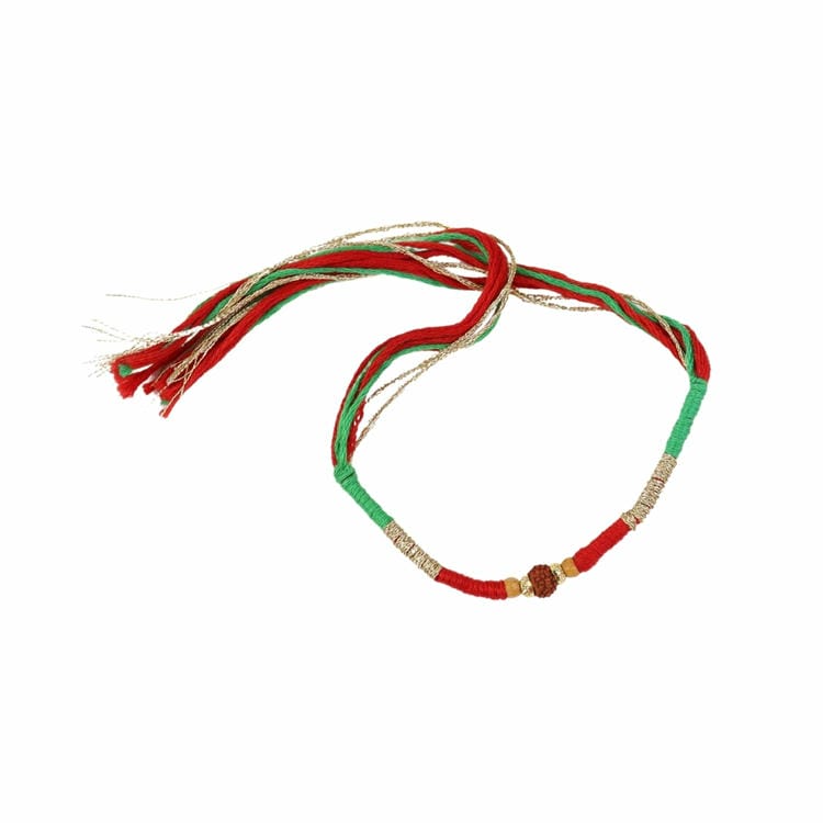 Set of 2 Ganesha Rudraksha Rakhis