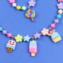 Load image into Gallery viewer, Ice-Cream Charms Necklace Bracelet Set
