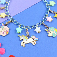 Load image into Gallery viewer, Unicorn Multicharm Bracelet
