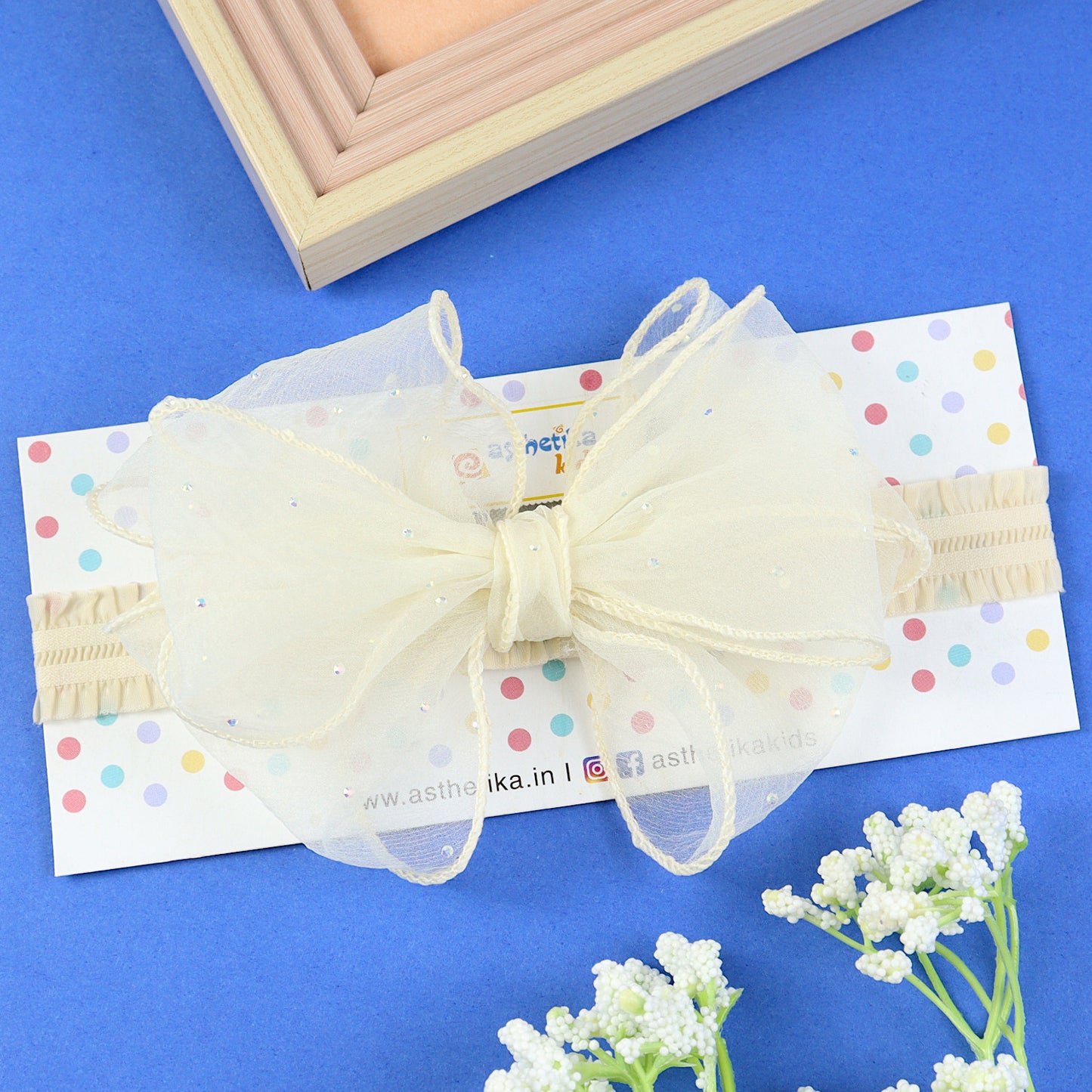 Organza Bow Headband
